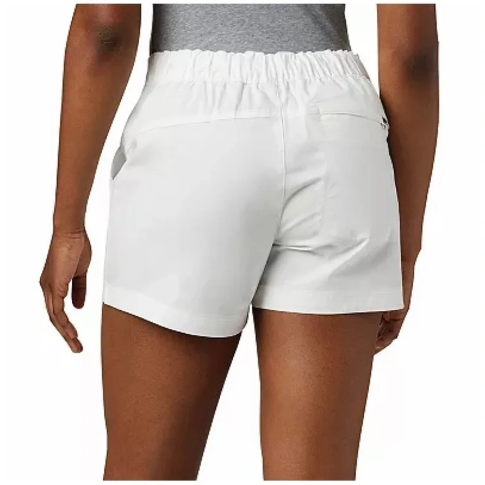 NWT Columbia Longer Days White 6” Shorts Size 10